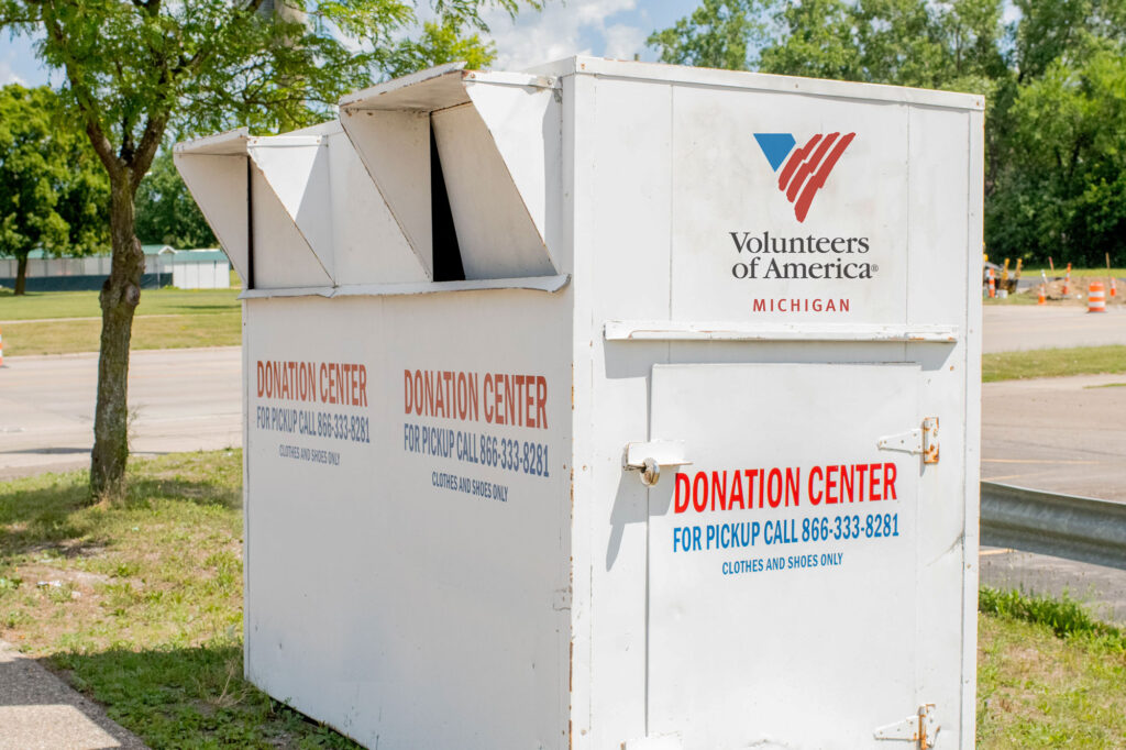 Volunteers of America Michigan Donation Box