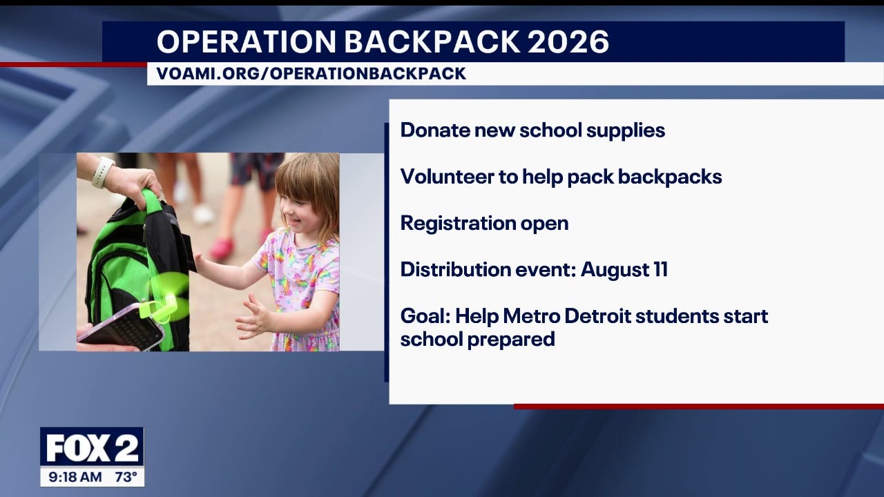 Fox 2 Detroit: Operation Backpack