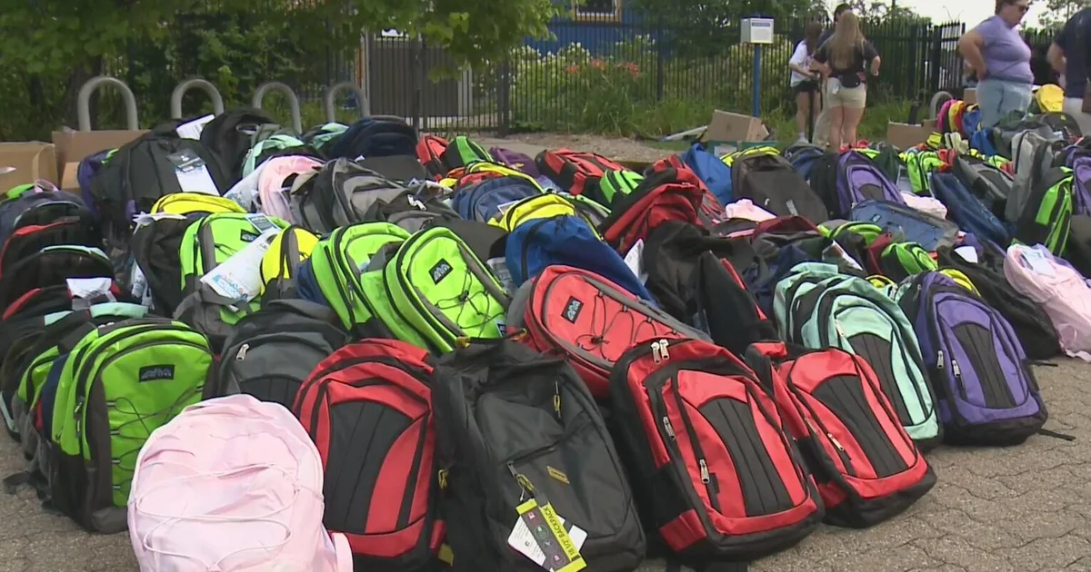 CBS News: VOA Hosts Backpack Giveaway at Detroit Zoo